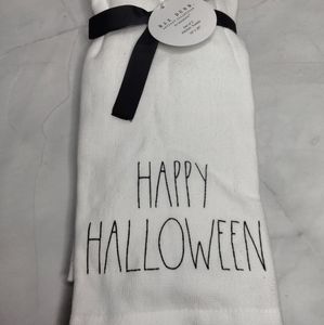 Rae Dunn 3 Set Halloween Kitchen Towels
